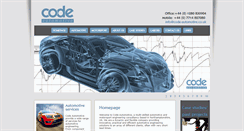Desktop Screenshot of code-automotive.co.uk